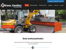 Tablet Screenshot of klaaskooiker.nl